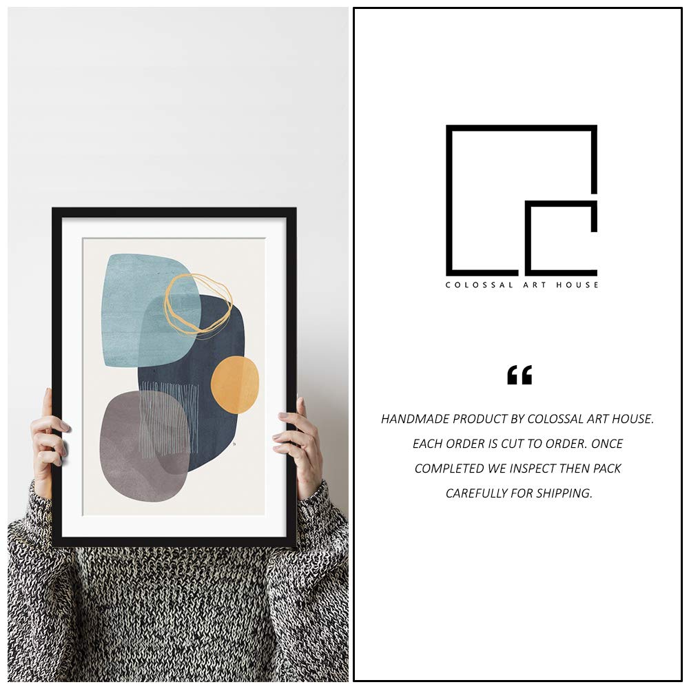COLOSSAL ART HOUSE Abstract Geometric Modern Art Poster