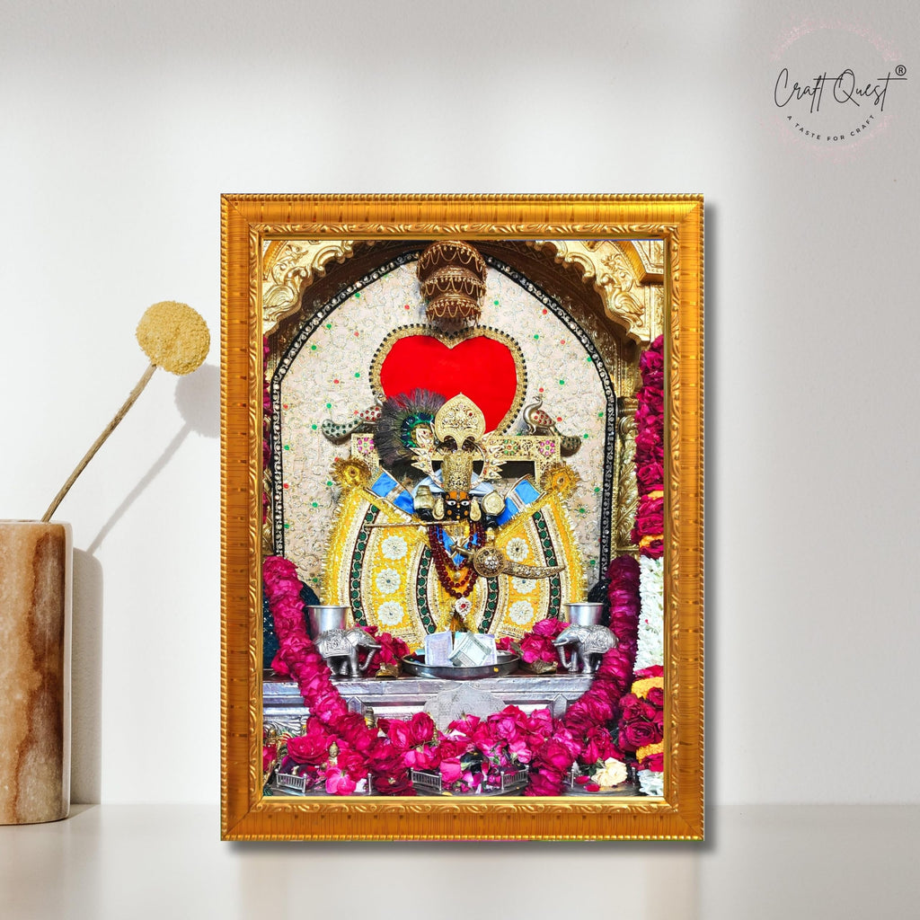 CRAFT QUEST Shree Sanwaliya Seth Shringaar Darshan Religious Photo Frame
