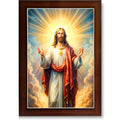 CRAFT QUEST Jesus Christ Christmas Wall Artwork Photo Frame Wall Hanging Décor and Gift Item