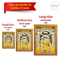 CRAFT QUEST Baglamuklhi maa/mata wodden Religious Photo Frame for Home, Office