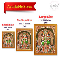 CRAFT QUEST Karumariamman Karu Mariamman Karumari Amman Wall Photo Frame | South God Picture Frame for Home, Office, Temple & Gifting, Decor