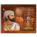 CRAFT QUEST Maharaja Chattrapati Shivaji Maharaj Wall Photo Frame | Lightweight | Home Decoration Item | Best Gifting Option