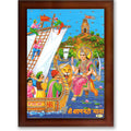 CRAFT QUEST Shri Vahanvati Mata Sikotar Maa Photo frame | Acrylic, Lightweight | Hindu God Spiritual Framed | Ideal for Home, Office, Temple & Puja Room, Wall Decor