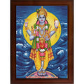 CRAFT QUEST Dhanvantari/Dhanvantri God of Health and Ayurveda Photo Frame
