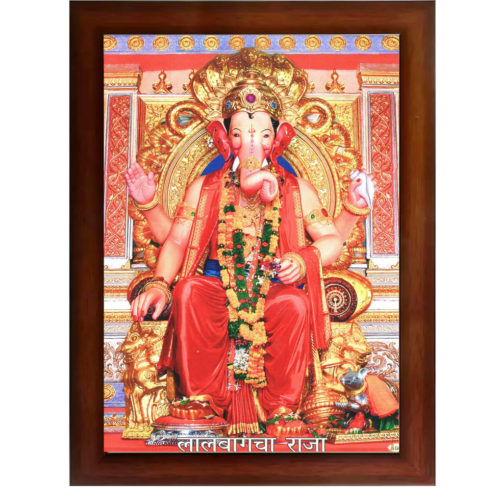 CRAFT QUEST Lord Ganesh ji Modern Wall Painting With Frame For Home and Office Decor,