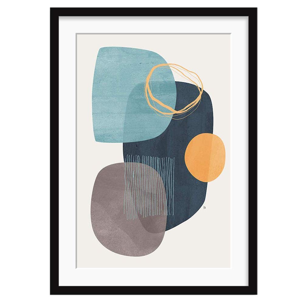 COLOSSAL ART HOUSE Abstract Geometric Modern Art Poster