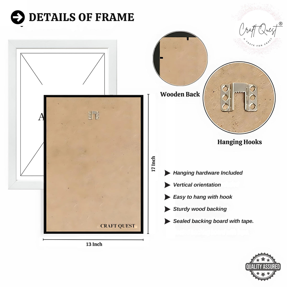 CRAFT QUEST Nature Inspired Abstract Of Sunset Wall Art | Set of 3 Frames for Home Decoration | Ideal for Living Room, Bedroom & Offices