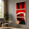 VENUXE ARTS Set Of 3 Anime Characters Wall Framed |Anime Characters Framed Poster for Living Room Bedroom Gaming Room Studio Wall Decor