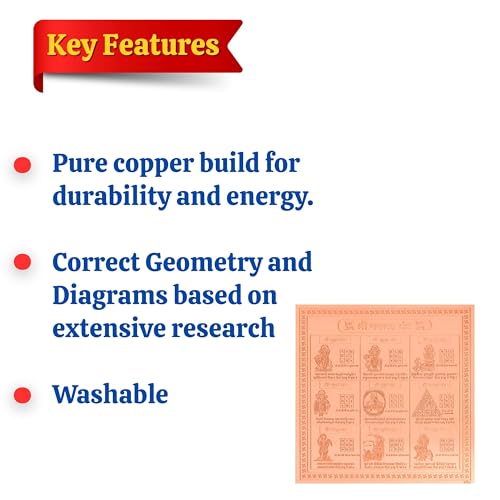 CRAFT QUEST Navgrah Yantra Orignal - Copper