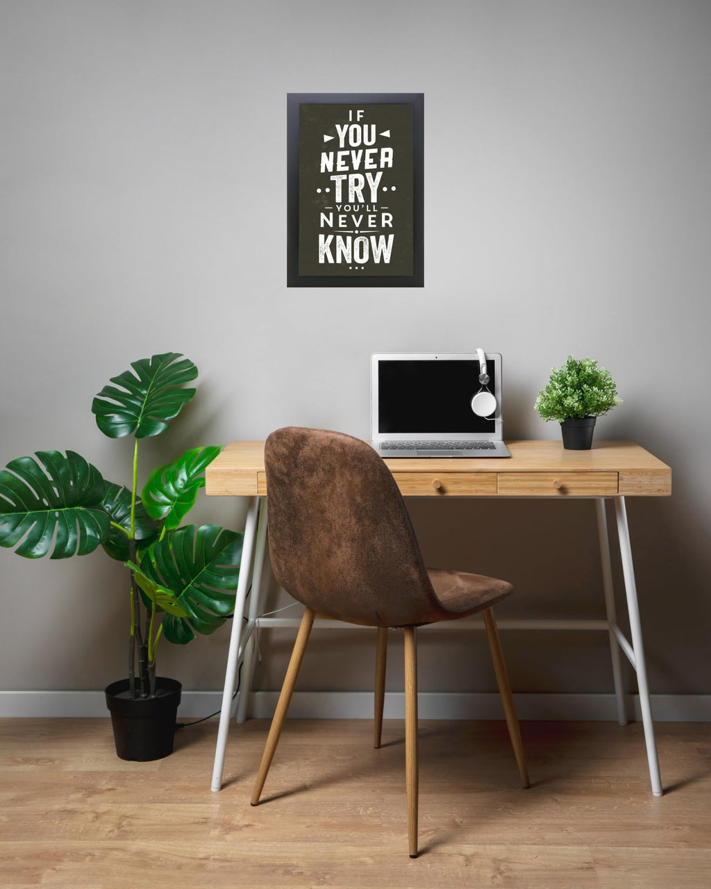 Craft Quest Motivational quotes Photo Frame for Gym, Office, Living room | Synthetic wood
