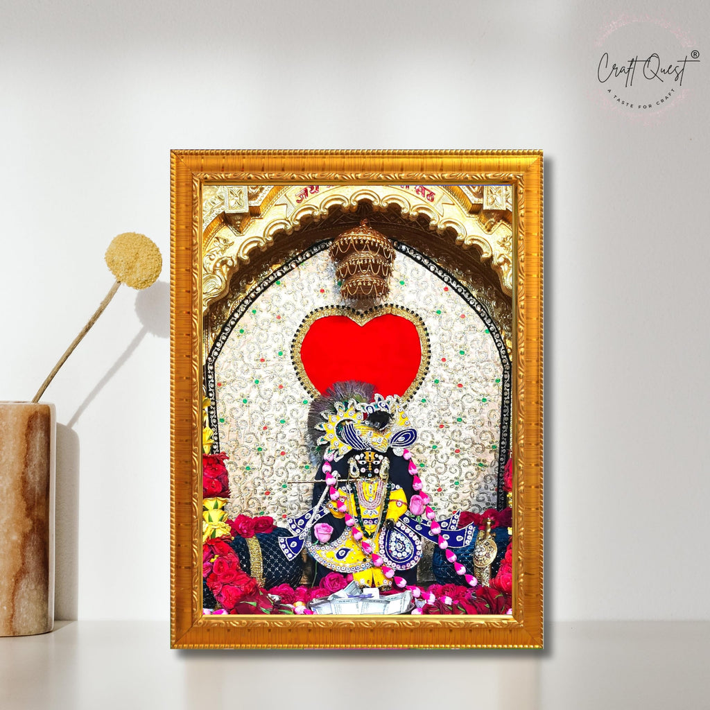 CRAFT QUEST Shree Sanwaliya Seth Shringaar Darshan Religious Photo Frame