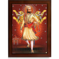 CRAFT QUEST Chhatrapati Shivaji Maharaj photo frame Home Decorative items with synthetic frame (Style 3)