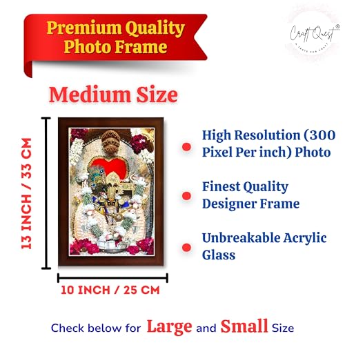 CRAFT QUEST Shri Sanwaliya Seth Shringaar Darshan Photo Frame
