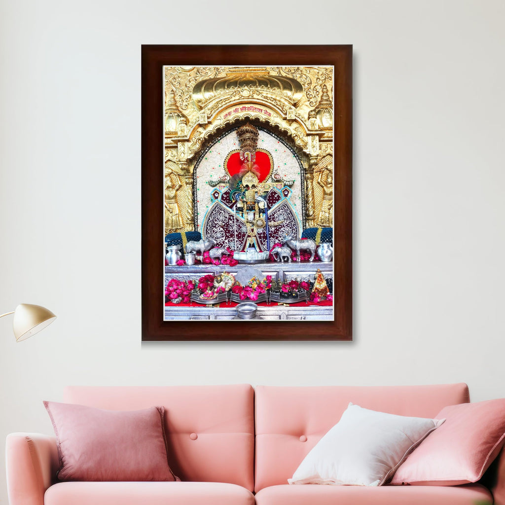 CRAFT QUEST Shree Sanwaliya Seth Shringaar Darshan Religious Photo Frame