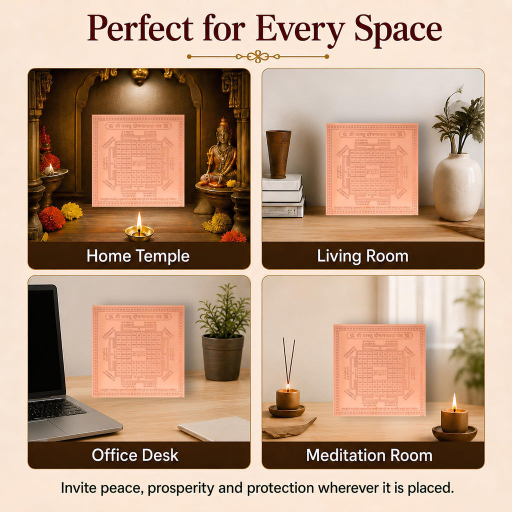 CRAFT QUEST Shree Vastu Dosh Nivaran Yantra Orignal - Copper
