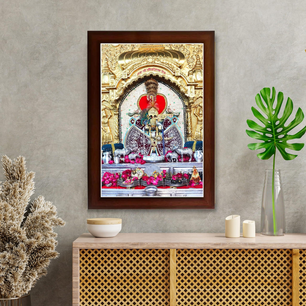 CRAFT QUEST Shree Sanwaliya Seth Shringaar Darshan Religious Photo Frame