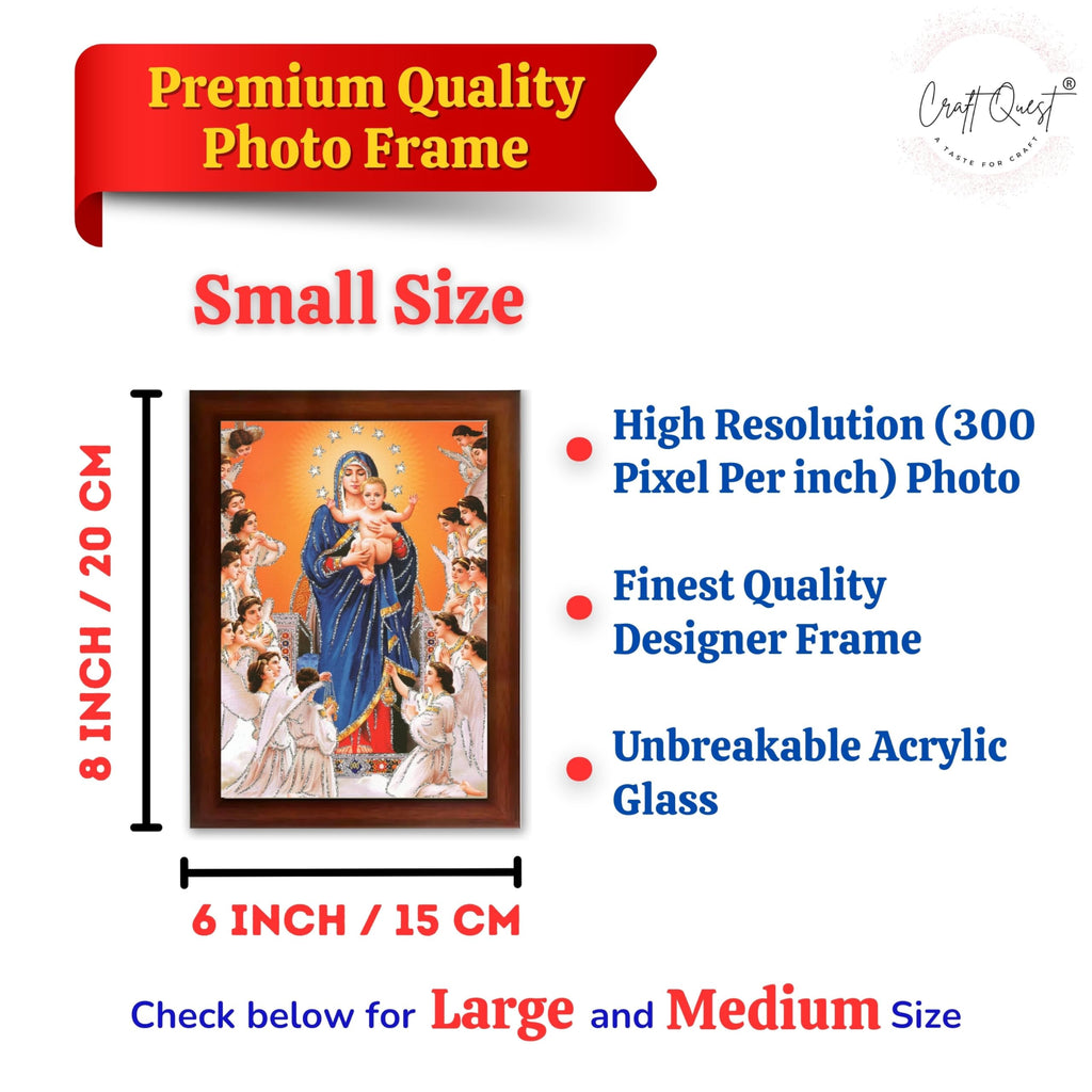 CRAFT QUEST Lord Jesus Christ Painting Aesthetic Hanging Photo Frame Decorative Item Home Decoration and Wall Decor for Living Room and Bedroom