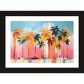 CRAFT QUEST Abstract Tropical Reverie Modern Art Poster Frame for Home & Office Wall Decoration - Portrait, Wall Display (Black, 14x10 Inch Frame with Art Print)