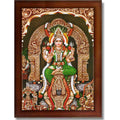 CRAFT QUEST Karumariamman Karu Mariamman Karumari Amman Wall Photo Frame | South God Picture Frame for Home, Office, Temple & Gifting, Decor