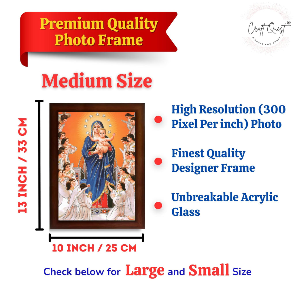 CRAFT QUEST Lord Jesus Christ Painting Aesthetic Hanging Photo Frame Decorative Item Home Decoration and Wall Decor for Living Room and Bedroom