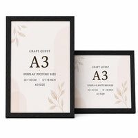 CRAFT QUEST 4X6 Inch Size synthetic Wall Mount Photo frames Single For Home Decoration, Living Room, Office Decoration (Natural, Set of 1)