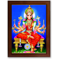CRAFT QUEST Varahi Amman Devi Religious Photo Frame With Acrylic Glass, Religious Framed Painting