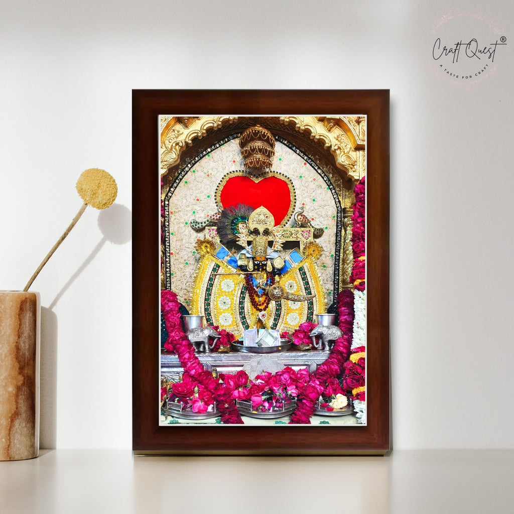 CRAFT QUEST Shree Sanwaliya Seth Shringaar Darshan Religious Photo Frame