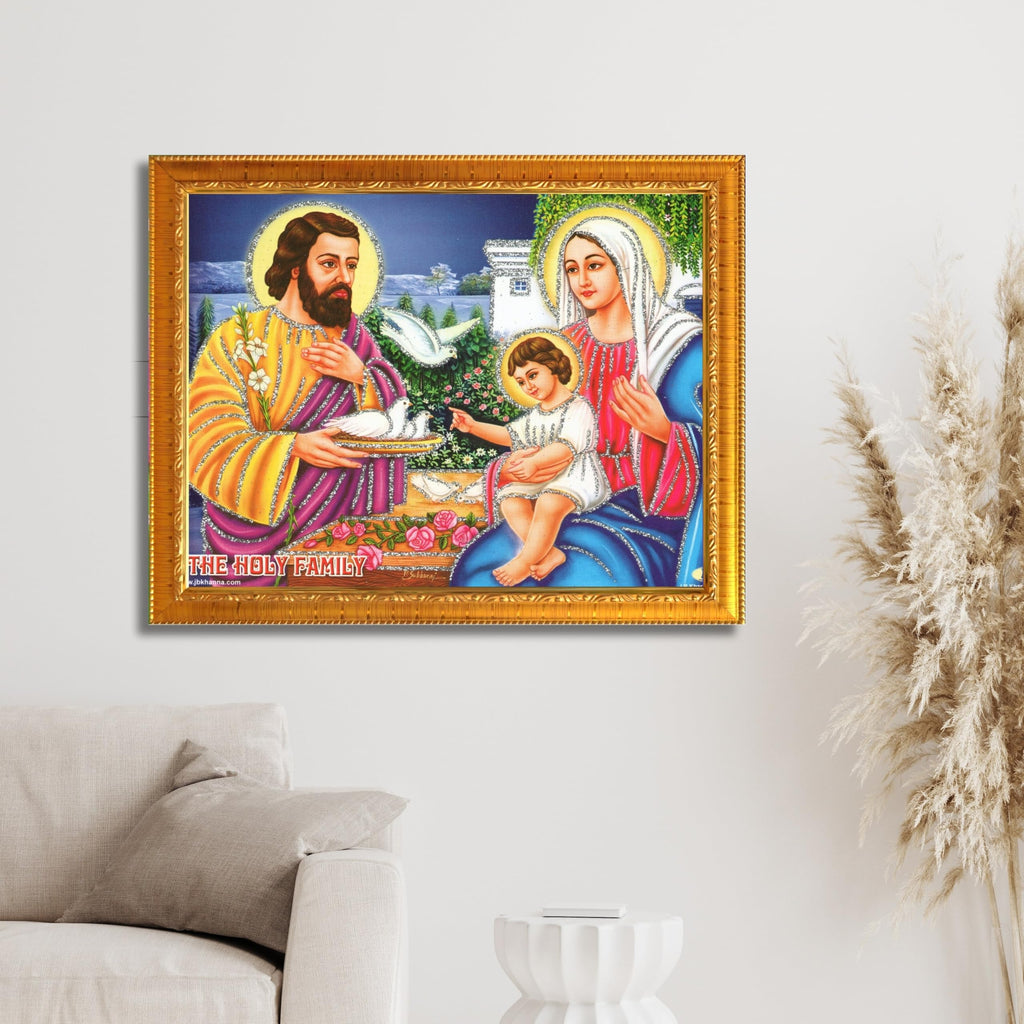 CRAFT QUEST Lord Jesus Christ Painting Aesthetic Hanging Photo Frame Decor for Living Room