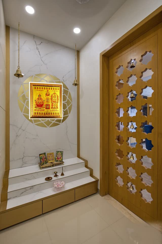eshoppee Shri Shree Sampoorn Sampurna Yantra Wall Art for Puja Home, Office, Factory