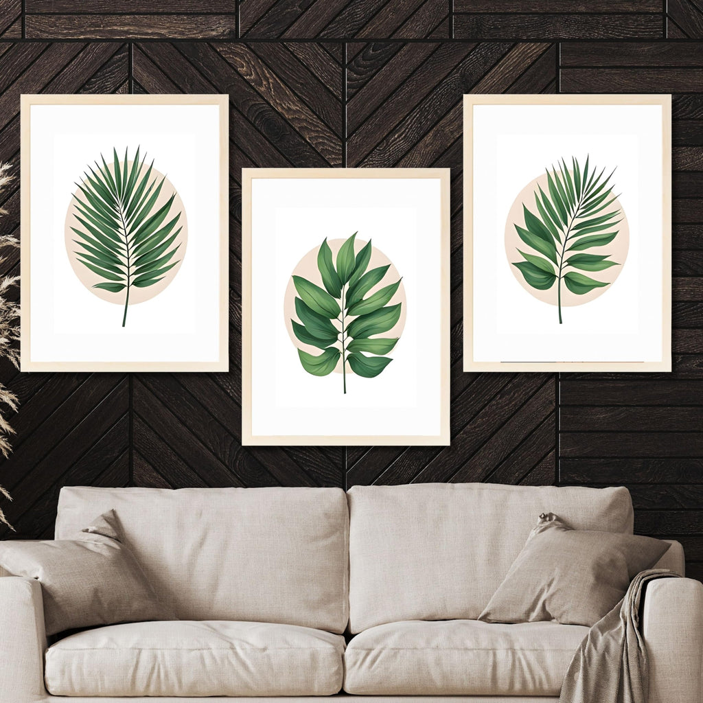 CRAFT QUEST Wall Art Decor Paintings | Set of 3 FLORAL Wall Art Frames for Home Decoration | Ideal for Living Room, Bedroom & Offices