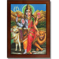 CRAFT QUEST Ardhanarishvara Arthanareeswara Shiv Parvati Photo Frame | God Spiritual Framed | Ideal for Home, Office, Temple & Puja Room, Wall Decor