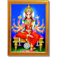 CRAFT QUEST Varahi Amman Devi Religious Photo Frame With Acrylic Glass, Religious Framed Painting