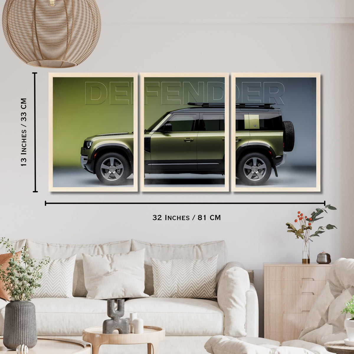 VENUXE ARTS Set Of 3 Big Sports Cars Framed Posters Gift Items for Boys Room Wall Decoration Bedroom, Living Room, Office, Studio Décor | Car Poster Frame for Wall Décor