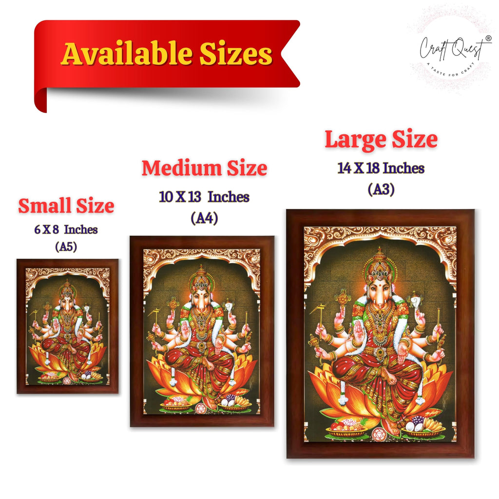 CRAFT QUEST God Varahi Amman Photo Varahi Wall Painting Photo Frame | South God Frame for Home, Office, Temple & Gifting