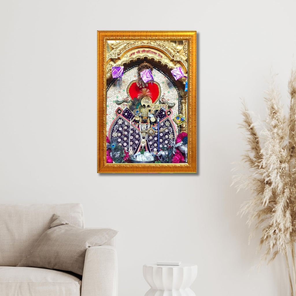 CRAFT QUEST Shree Sanwaliya Seth Shringaar Darshan Religious Photo Frame