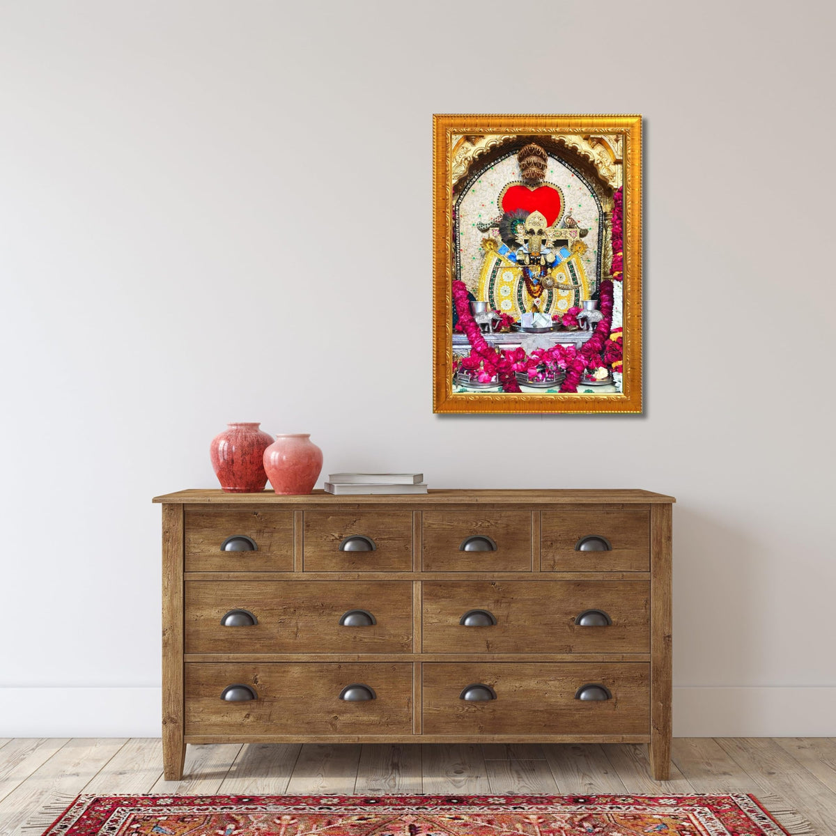 CRAFT QUEST Shree Sanwaliya Seth Shringaar Darshan Religious Photo Frame