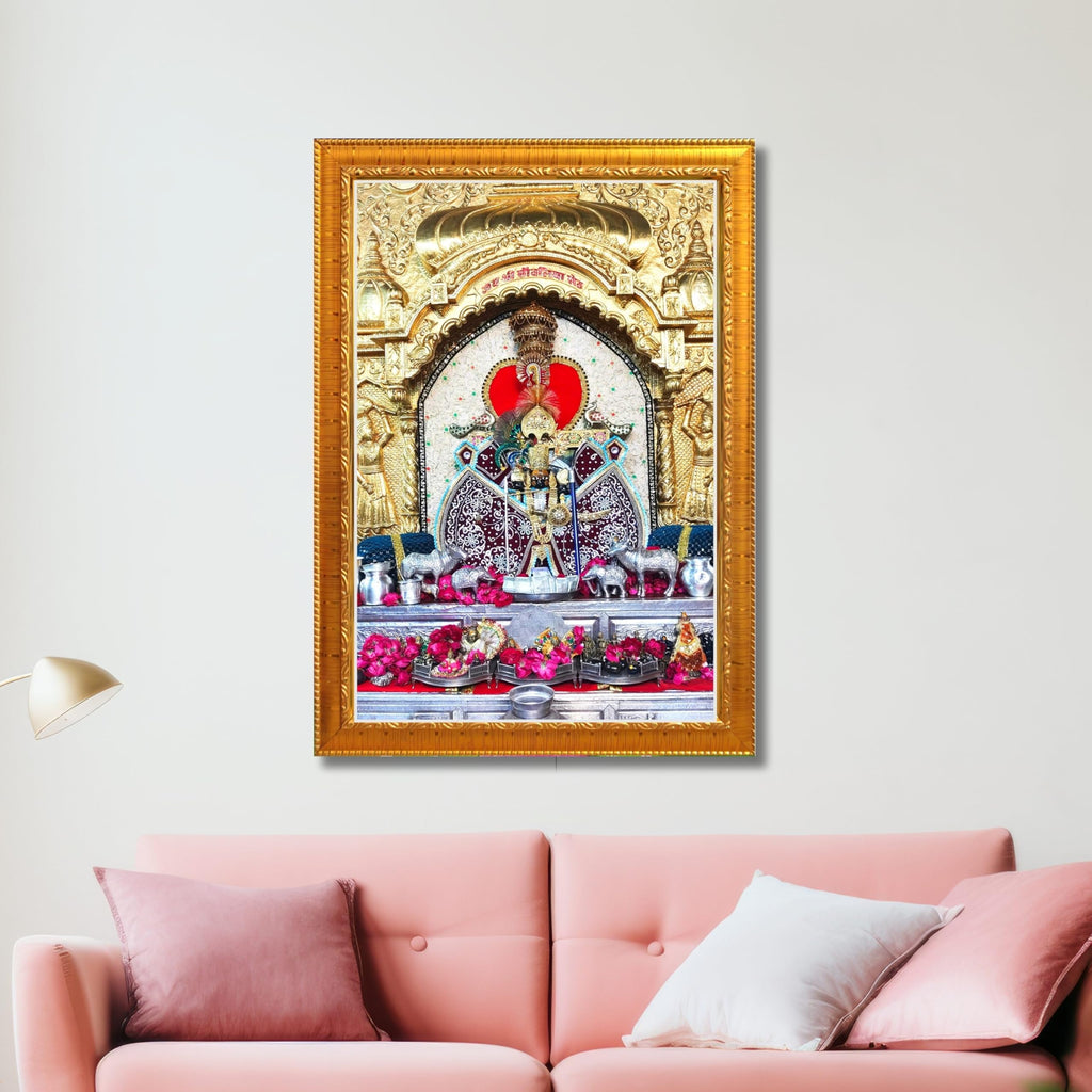 CRAFT QUEST Shree Sanwaliya Seth Shringaar Darshan Religious Photo Frame