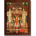 CRAFT QUEST Vijayawada Kanaka Durga Devi Durgamma Wall Photo Frame | South God Frame for Home, Office, Temple & Gifting
