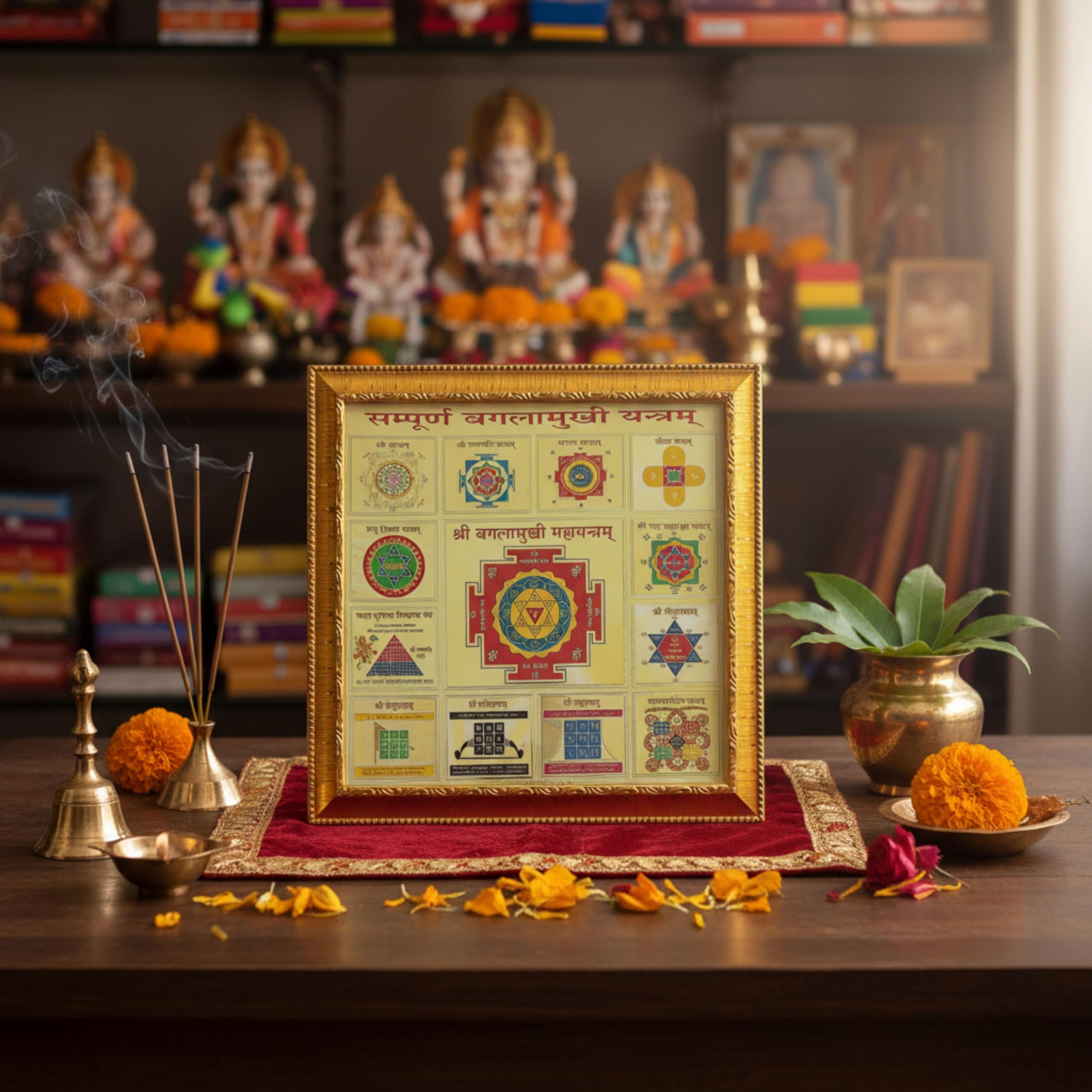 CRAFT QUEST Shri Shree sampoorn sampurna baglamukhi bagulamukhi Yantra