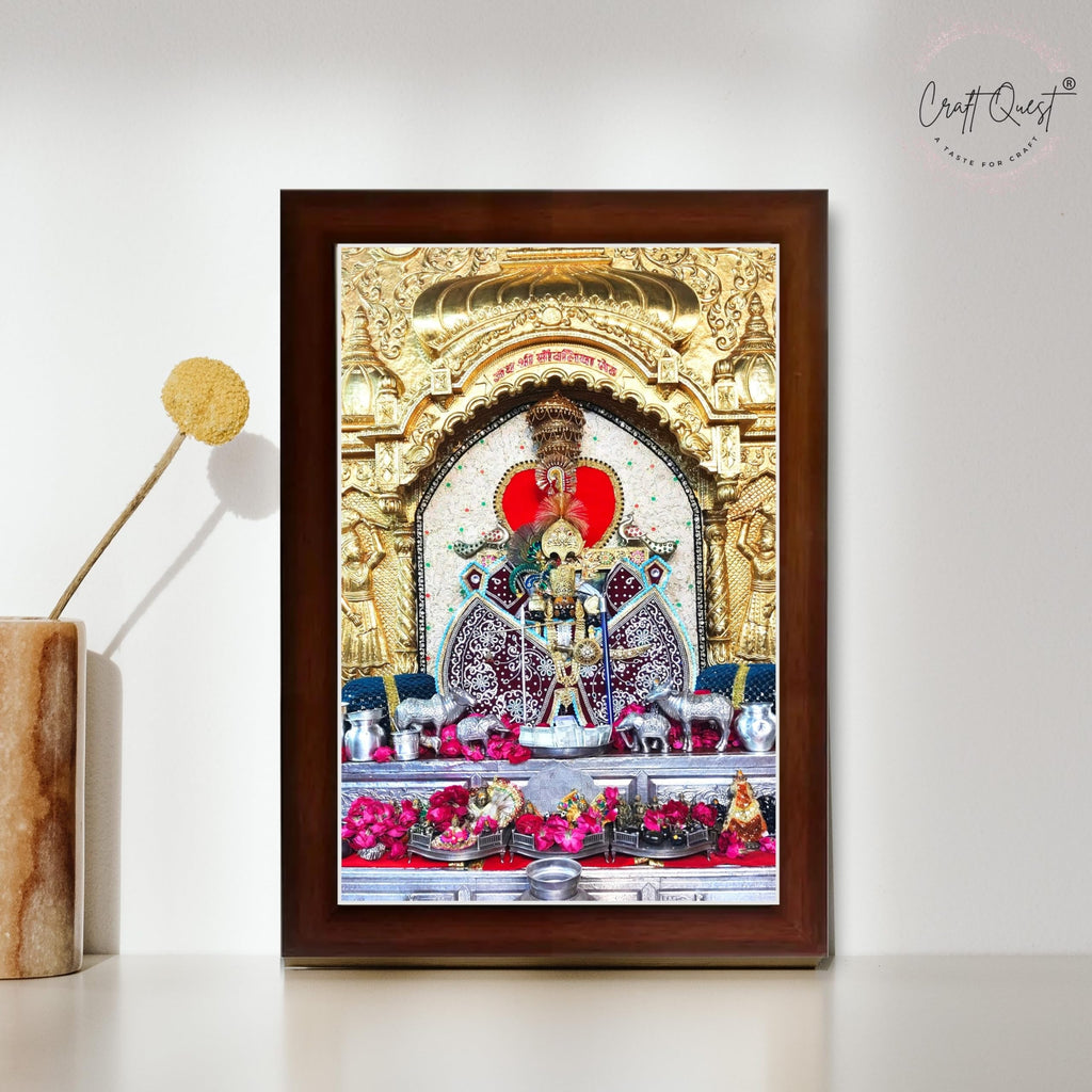 CRAFT QUEST Shree Sanwaliya Seth Shringaar Darshan Religious Photo Frame