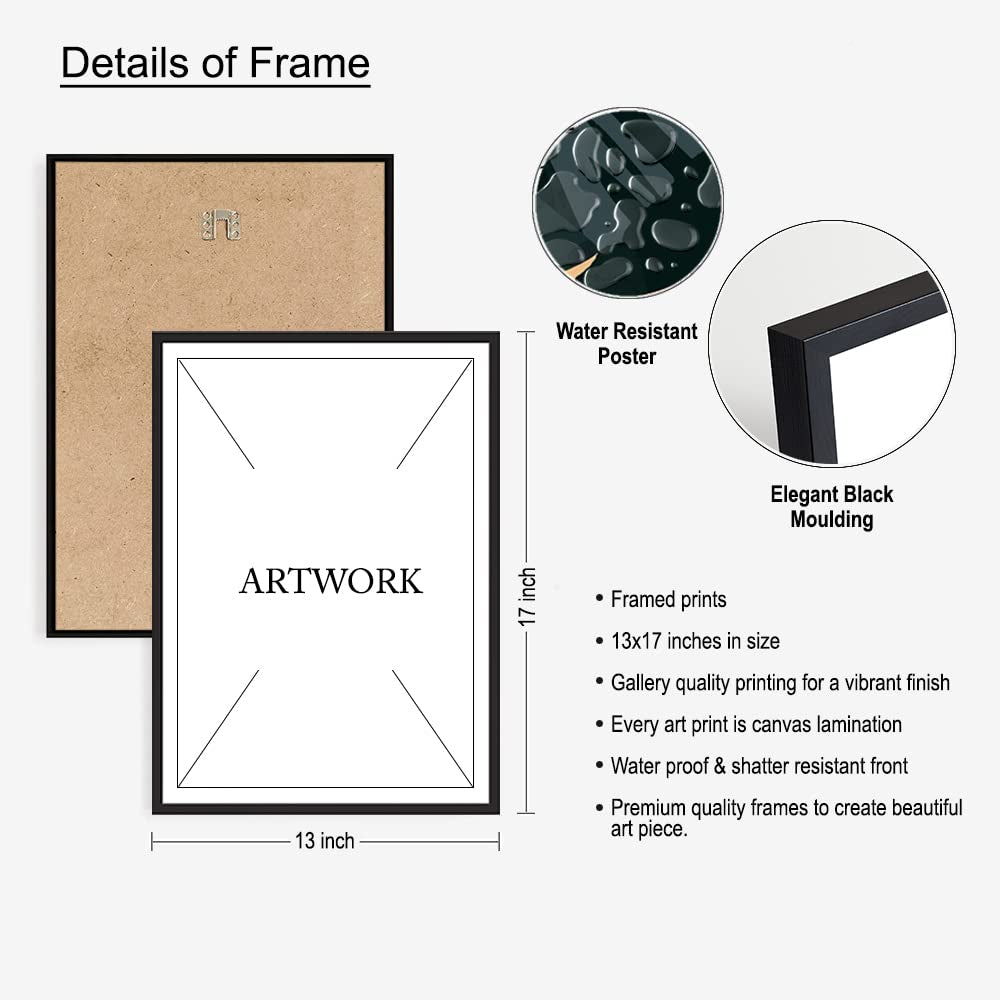 Abstract Geometric Modern Art Poster