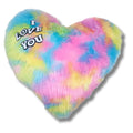 CRAFT QUEST Heart Shape I Love You Cushion Pillow - Valentine Gift for Girlfriend/Boyfriend/Couples/Husband and Wife - Valentine's Day Love Pillow (Red, 13 * 13 Inch)