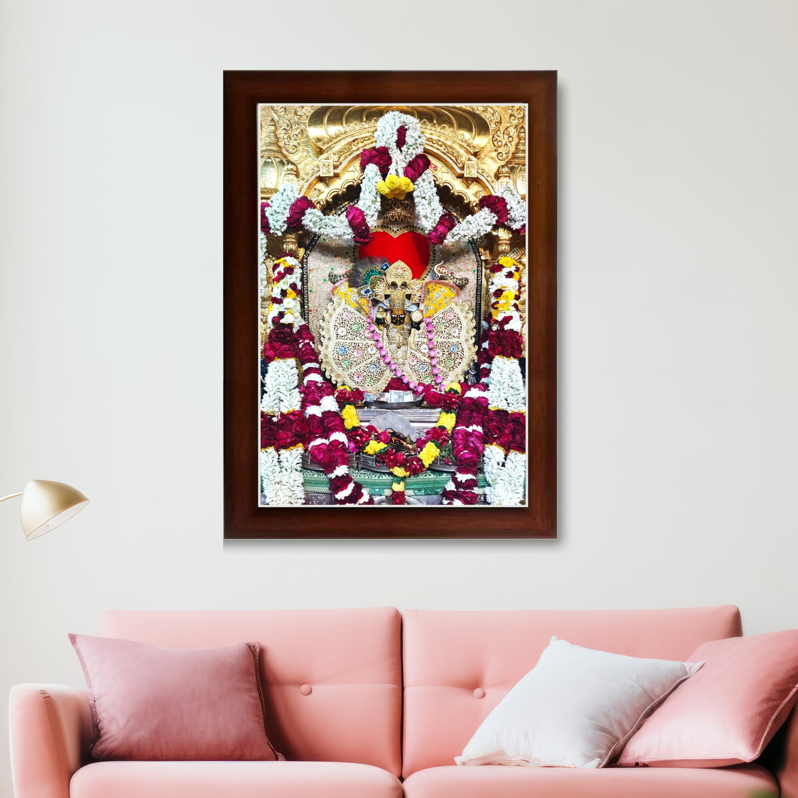 CRAFT QUEST Shri Sanwaliya Seth Shringaar Darshan Religious Photo Frame
