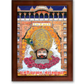 CRAFT QUEST Khatu Shyam Ji | Shyam Baba | Hare Ka Saharaa Khatu Shyam Hamaraa Photo Frame Wall Painting For Home Decoration And Gifting