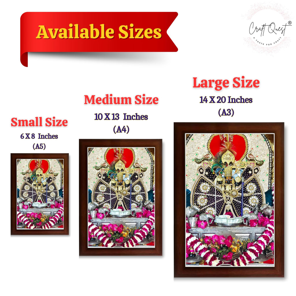 CRAFT QUEST Shree Sanwaliya Seth Shringaar Darshan Photo Frame