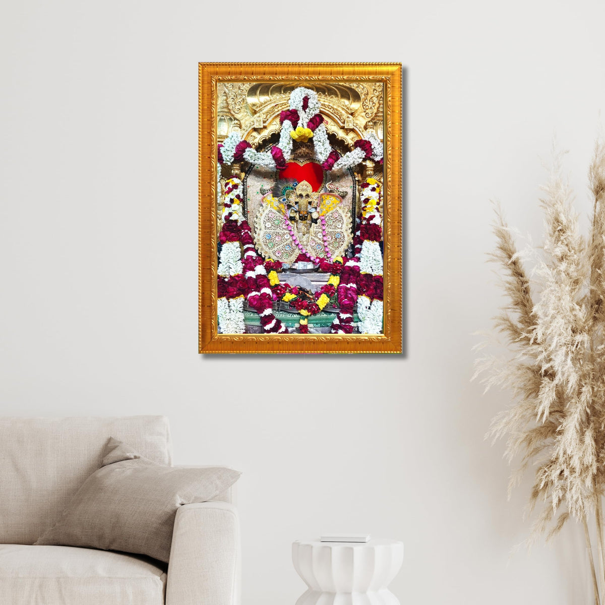 CRAFT QUEST Shri Sanwaliya Seth Shringaar Darshan Religious Photo Frame